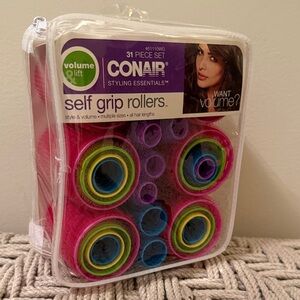 Conair Self Grip Hook Rollers Set for Lift Volume 31 Piece Mixed Sizes